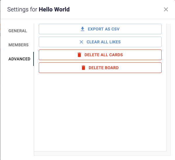 Export Your Board